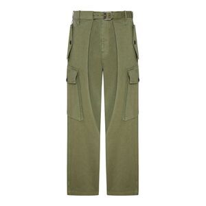 Loewe Men Cotton Cargo Pants